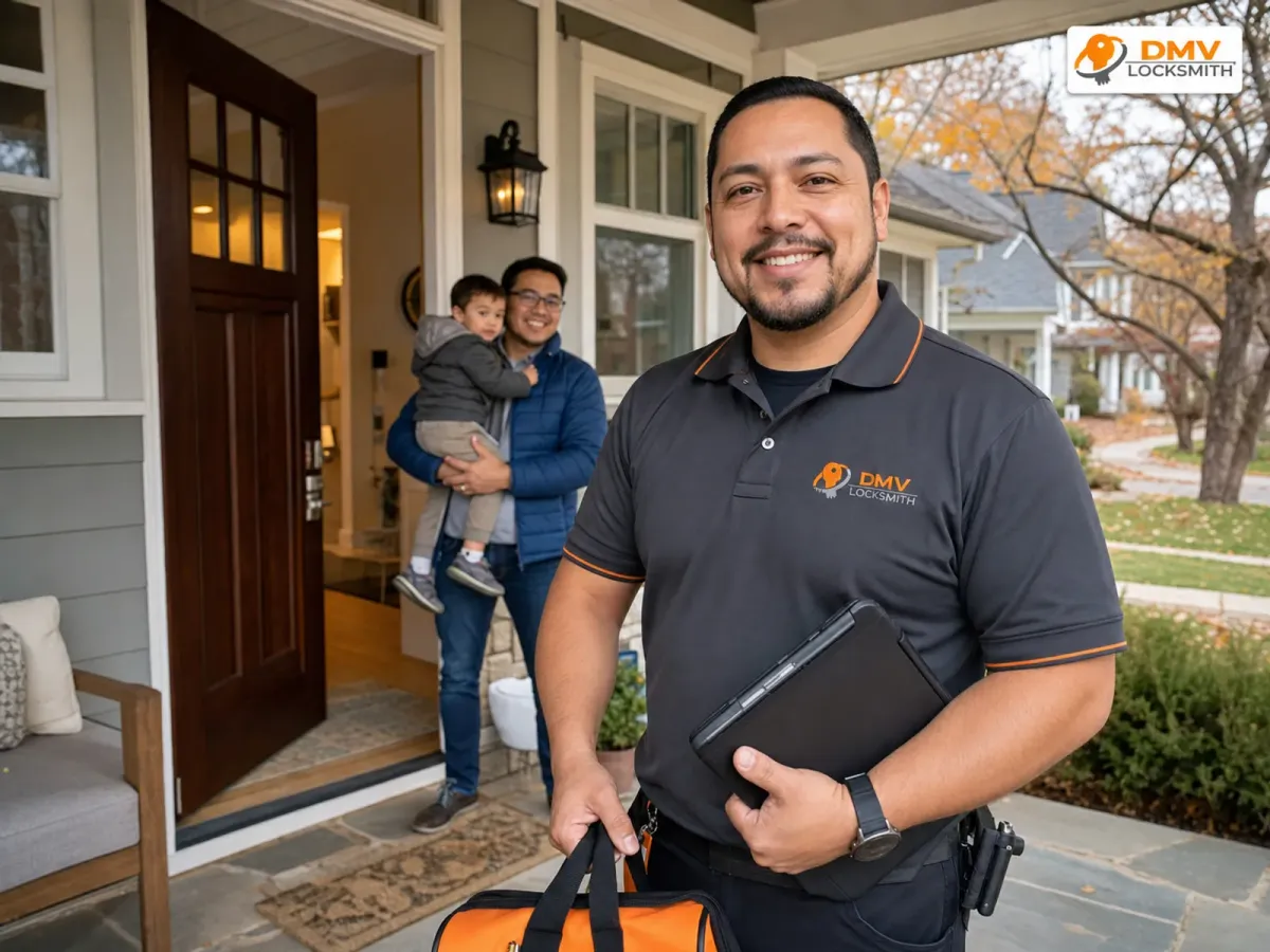DMV Locksmith Services locksmith work in Falls Church, VA 22044