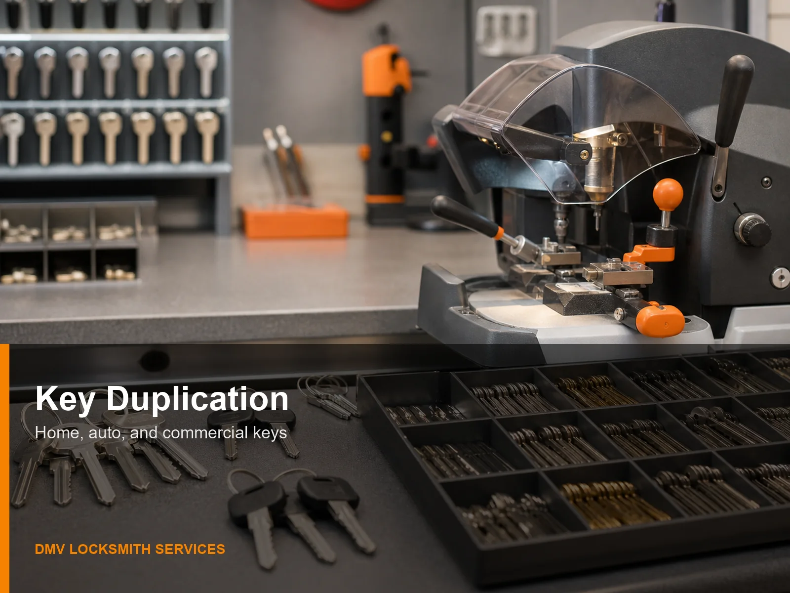 DMV Locksmith Services key duplication service in Northern Virginia