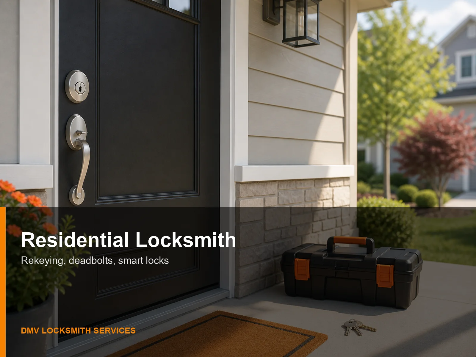 DMV Locksmith Services residential rekey and deadbolt service in Northern Virginia